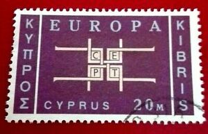 Cyprus:1963 EUROPA Stamps 20M Rare & collectible stamp.
