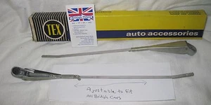 TEX ADJUSTABLE WIPER BLADE ARM SET OF TWO - Picture 1 of 5