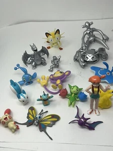 Lotto 16 Figurine Pokemon JAKKS TOMY scala 2-3” Nintendo! - Foto 1 di 11