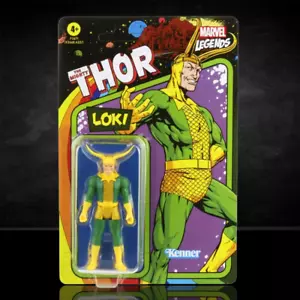 Figura de acción The Mighty Thor Loki Marvel Legends Retro Collection 3,75" - Imagen 1 de 4