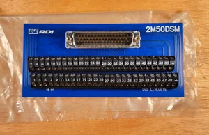 Augat RDI 2M50DSM Terminal Block Interface Module Board - Picture 1 of 3