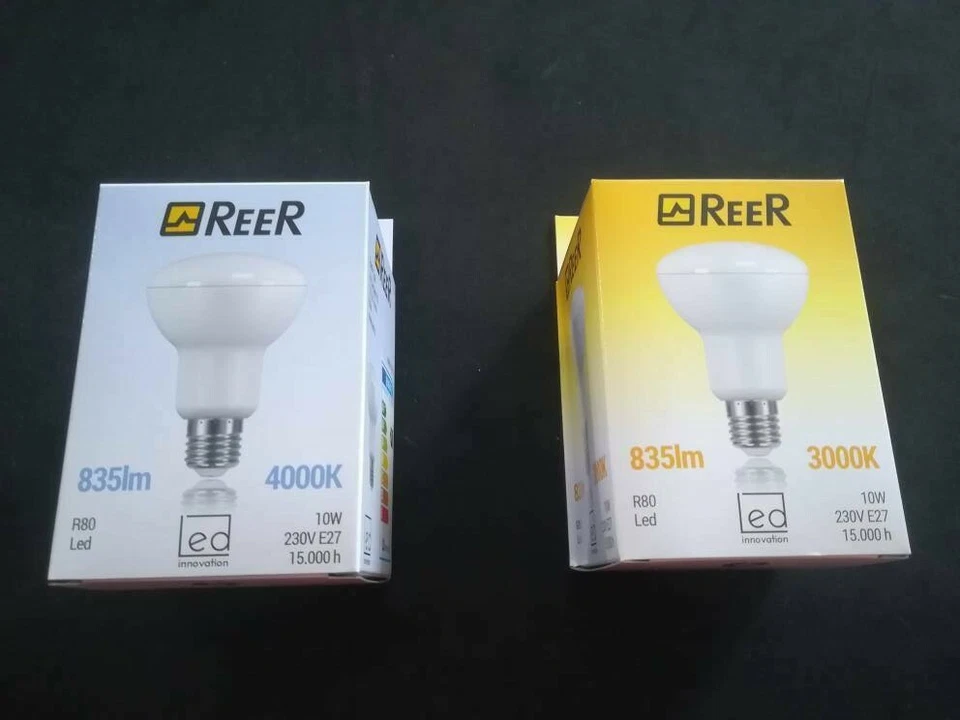 Lampada lampadina Led Reer R80 230Vac 10W Luce Calda Fredda E27  - Immagine 1 di 1