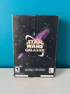 STAR WARS GALAXIES AN EMPIRE DIVIDED ~ PC CD-Rom Video Game ~ Lucas Arts - Picture 1 of 8