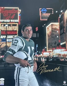 JOE NAMATH SIGNED 16X20 BROADWAY JOE JSA COA NEW YORK JETS - Picture 1 of 1