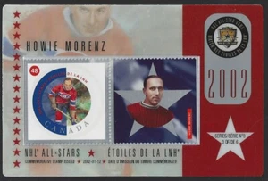 Canada #1935c "NHL ALL STARS HOWIE MORENZ" 2002 HOCKEY CARD & STAMP - Picture 1 of 2