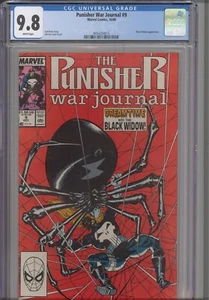 Punisher War Journal #9 CGC 9.8 1989 Marvel Comic Jim Lee Cover & Art - Picture 1 of 11