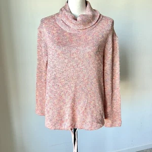 JOHN PAUL RICHARD Petite Lightweight Cowl Neck Drawstring Sweater—SZ. PL - Picture 1 of 14