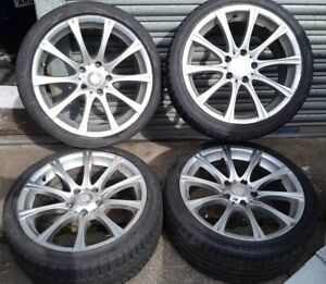 4x 18-inch BMW ALLOY WHEELS WITH 225 40 18 TYRES