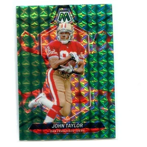 2024 Panini Mosaic Football John Taylor #235 Green Mosaic San Francisco 49ers - Bild 1 von 2