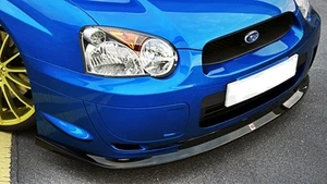 Alerón copa negro labio para Subaru Impreza WRX STI labio alerón delantero espada - Imagen 1 de 1