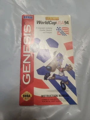 World Cup USA 94  |  Sega Genesis  |  Manual - Image 1 of 2