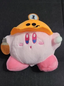 Kirby Plush 6" Inch Height Construction Kirby To Be Lucky Stuffed Toy Unbranded - Picture 1 of 3