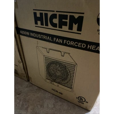 Electric Portable Fan-Forced Heater 240V 4800W, Fast Heats Up to 500 ft². wit... - Image 1 of 3