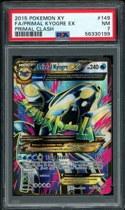 2015 Pokemon XY Primal Clash Kyogre EX FULL ART #149 PSA 7 NM - Picture 1 of 2