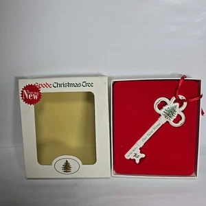 1999 Spode Christmas Tree Ornament Key "Our New Home" With Original Box  - Picture 1 of 14