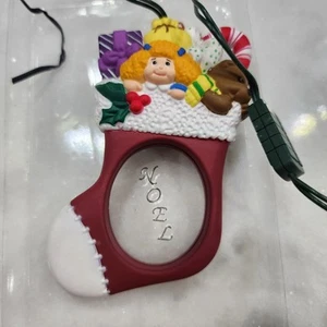 1994 Vintage Opteon D’Lites Noel Neon Christmas Tree Ornaments Light Up - Picture 1 of 7