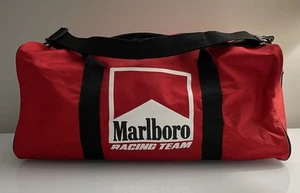 VTG Marlboro Racing Team Red Duffel Bag Tobacco Promo Formula 1 F1 Motorsports - Picture 1 of 12
