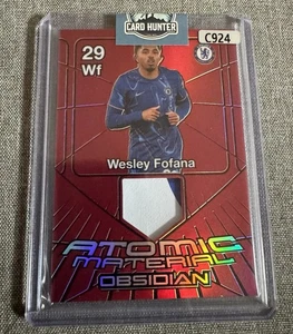 2024-25 Panini Obsidian Wesley Fofana Patch Chelsea /10 - Picture 1 of 2