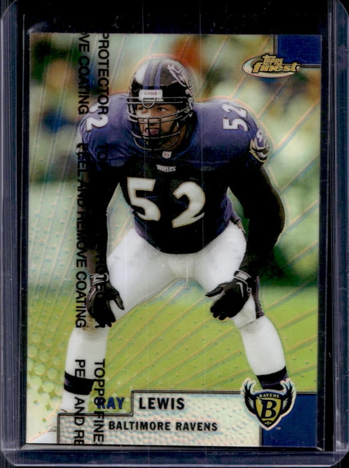 1999 Finest Ray Lewis Refractor #106 Ravens - Image 1 of 2