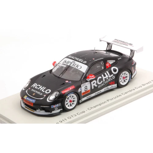 PORSCHE 911 GT3 CUP N.8 CARRERA CUP BRAZIL 2018 W.NEUGEBAUER 1:43 Spark Model Au - Immagine 1 di 1