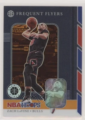 2019-20 Panini NBA Hoops Premium Stock Frequent Flyers Orange Zach LaVine #7 - Image 1 of 2