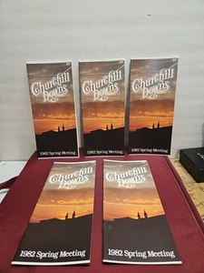 5- 1982 Churchill Kentucky Oaks/Ky. Derby Insert Programs Mint Condition - Picture 1 of 8