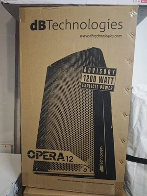 DB TECHNOLOGIES OPERA 12 - 600W/RMS - DIFFUSORE - CASSA ATTIVA - NUOVA - Immagine 1 di 4
