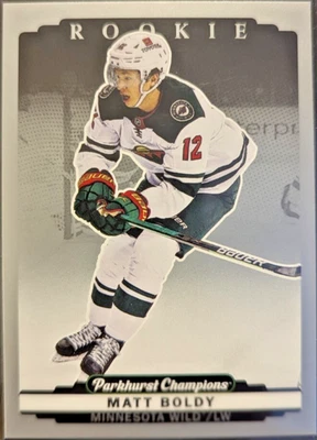 2022-23 Parkhurst Champions #324 Matt Boldy SP Rookies Silver - Image 1 of 2