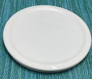 Corning F-16-PC Round White Replacement Storage Lid - Lid Only - Picture 1 of 6