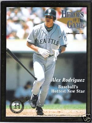 1996 年“HEROES OF THE GAME”。 亚历克斯·罗德里格斯 有限于 4000。 收藏版。 — 第 1/3 张图片