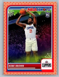 2023-24 Panini Haunted Hoops Orange Kobe Brown #55 Los Angeles Clippers Rookie - Picture 1 of 2