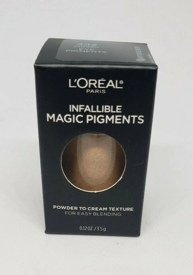 L’Oreal Infallible Magic Pigments “442 GOLD DIGGER” Loose Eye Shadow, Full Size - Image 1 of 1
