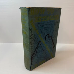 How to Estimate The Analysis Of Builder's Prices John Rea 1947 Vintage Hardcover - Picture 1 of 20