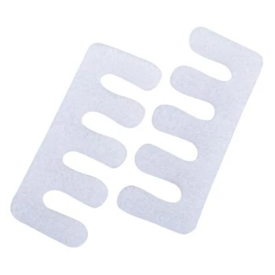HIGH QUALITY Pedicure WHITE TOE SEPARATORS (Pair) - FREE EMERY BOARD OFFER! - Image 1 of 3