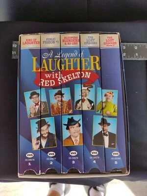 Red Skelton A Legend of Laughter VHS 1997 5 Pack  - Image 1 of 4