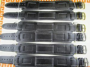 Correa de reloj de cuero vintage... Appx 18,4 mm para 19 mm+ asas de reloj - Imagen 1 de 4