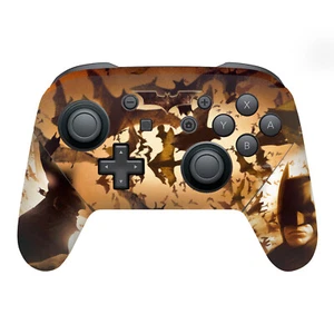 OFFICIAL BATMAN BEGINS GRAPHICS VINYL SKIN FOR NINTENDO SWITCH PRO CONTROLLER - Afbeelding 1 van 6