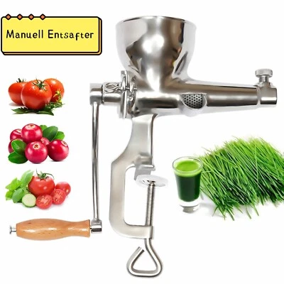 Spremiagrumi manuale pressa per bacche pressa per frutta pressa per lime pressa per erba di grano DHL! - Immagine 1 di 4