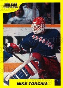 1989-90 7th Inning Sketch OHL #192 Mike Torchia