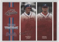 2005 Playoff Absolute Memorabilia Team Tandems /250 Andruw Jones Rafael Furcal