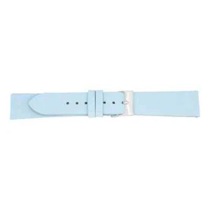 Uhrenarmband Klassisch Lackleder Hellblau von Pebro - 12, 16, 18, 20, 22 mm - Bild 1 von 1