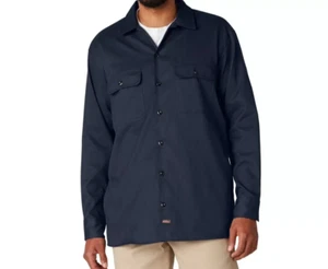 Dickies Men's Shirt Twill Button Down Long Sleeve New Original Fit Size 3XL Tall - Picture 1 of 6