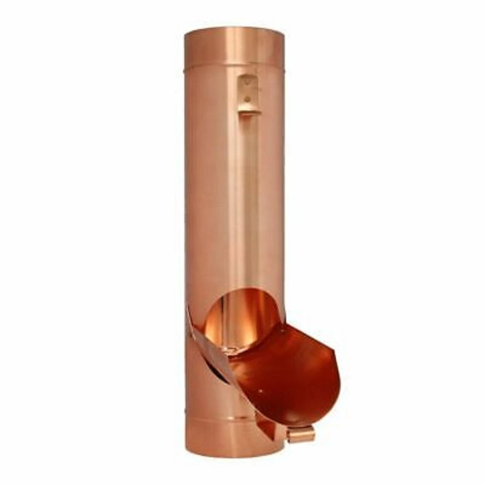 Copper - rainwater flap rain pipe flap downpipe flap without strainer - Image 1 of 1