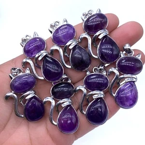 Colgantes de amatista color púrpura de la mejor calidad, amatista púrpura - Imagen 1 de 6