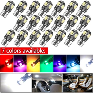 20Pcs White LED Interior Dome Map License Light Bulb T10 2825 168 158 194 CANBUS - Picture 1 of 19