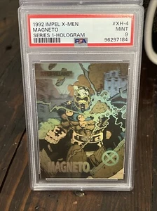 1992 Impel X-Men Magneto Series 1- Hologram #XH-4 PSA 9 MINT - Picture 1 of 2