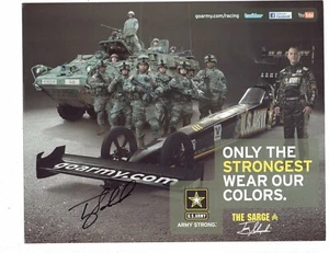 Tony Schumacher Signed Autographed Racing Photo Promotional Advertising Card - Picture 1 of 2