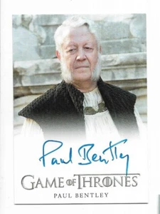 2017 Game of Thrones S6 ~Autoraph Card ~Paul Bentley ~Also Dr Who - Picture 1 of 1