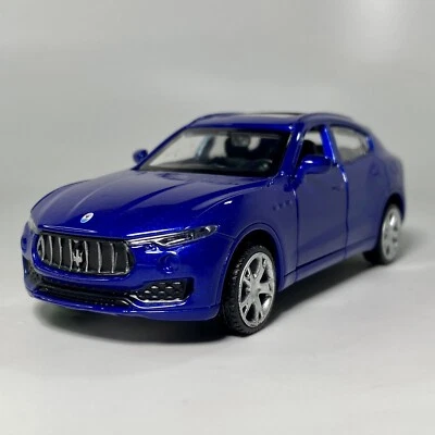 2019 MSZ Vroom Tech 1:43 Scale Maserati Levante Diecast Car Blue - Image 1 of 4