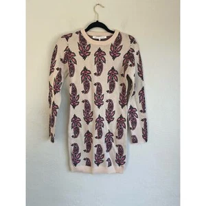 Anthropologie English Factory Woman Long Sleeve Round Neck Sweater Dress, Size M - Picture 1 of 9